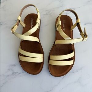 Girls Yellow Sandals